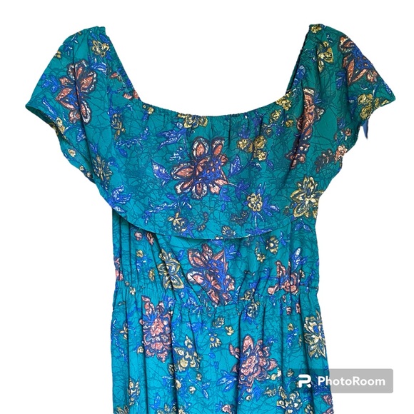 Maurices Off Shoulder Floral Maxi Dress Size Small NWT - Picture 5 of 13